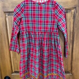 Pink Chicken Multicolor Plaid Dress